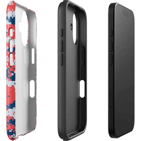 NBA Washington Wizards Camo Digi iPhone 16 Plus Impact Case