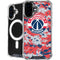 NBA Washington Wizards Camo Digi iPhone 16 Plus MagSafe Case