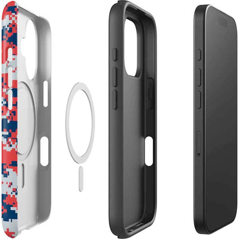 NBA Washington Wizards Camo Digi iPhone 16 Plus Magsafe Impact Case