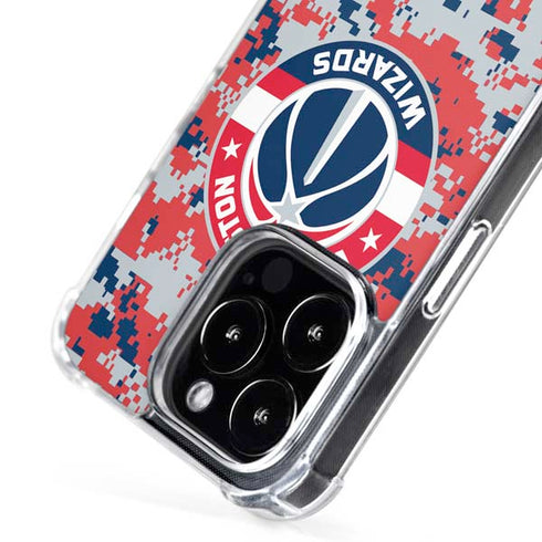 NBA Washington Wizards Camo Digi iPhone 16 Pro MagSafe Case