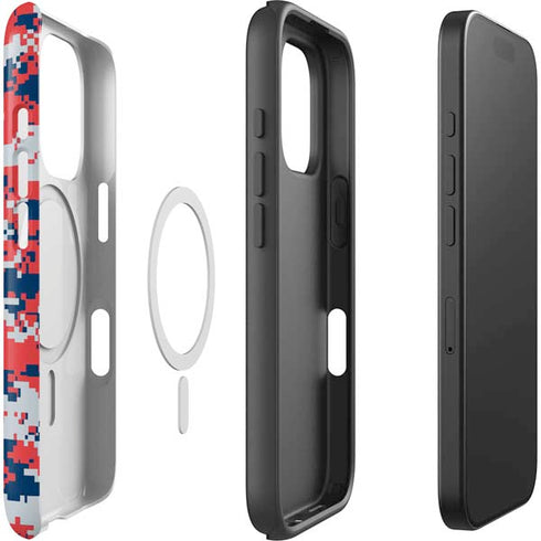 NBA Washington Wizards Camo Digi iPhone 16 Pro Magsafe Impact Case