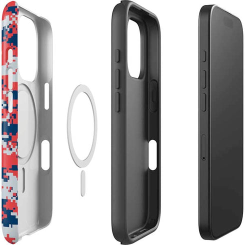 NBA Washington Wizards Camo Digi iPhone 16 Pro Max Magsafe Impact Case