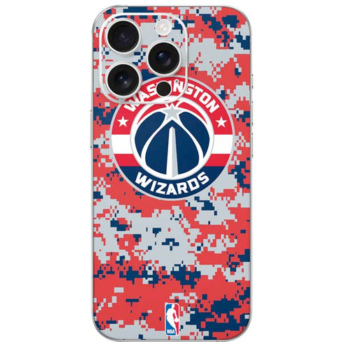 NBA Washington Wizards Camo Digi iPhone 16 Pro Skin