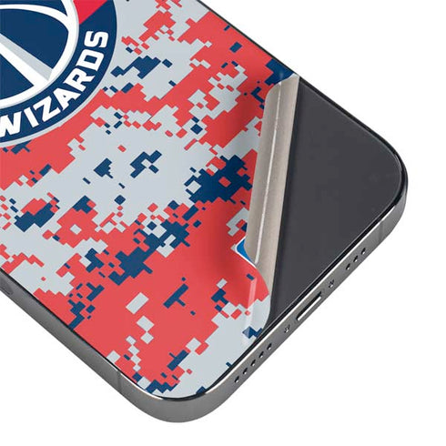 NBA Washington Wizards Camo Digi iPhone 16 Pro Skin