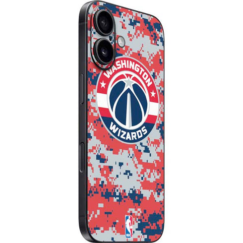 NBA Washington Wizards Camo Digi iPhone 16 Skin