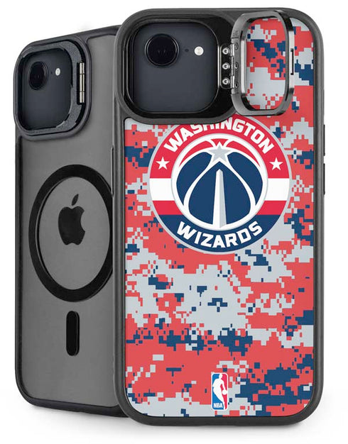 NBA Washington Wizards Camo Digi iPhone 16e Kickstand Case