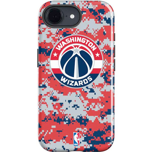 NBA Washington Wizards Camo Digi iPhone 16e Impact Case