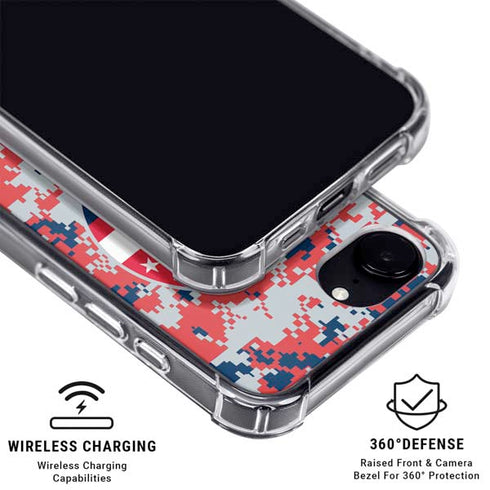 NBA Washington Wizards Camo Digi iPhone 16e MagSafe Case