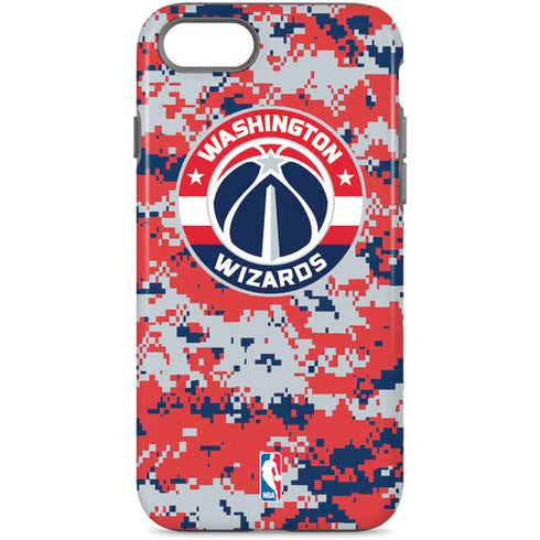 NBA Washington Wizards Camo Digi iPhone Cases