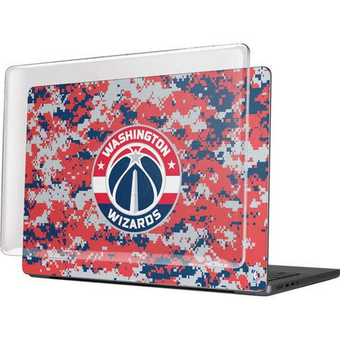 NBA Washington Wizards Camo Digi MacBook Pro 14in (2021-24) Case plus Skin