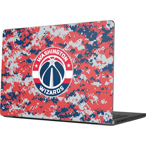 NBA Washington Wizards Camo Digi Apple MacBook Pro 14-inch Skin