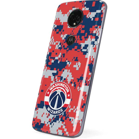 NBA Washington Wizards Camo Digi Moto E5 Plus Skin