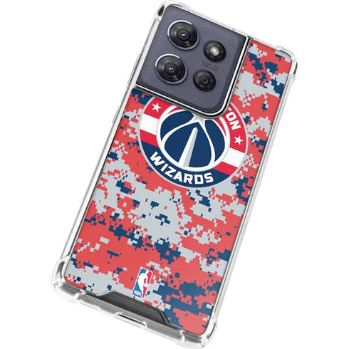 NBA Washington Wizards Camo Digi Moto G 5G (2025) Clear Case