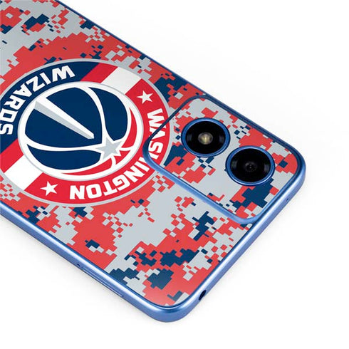 NBA Washington Wizards Camo Digi Moto G Play 4G (2024) Skin