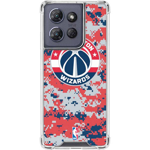 NBA Washington Wizards Camo Digi Moto G Play 5G (2025) Clear Case