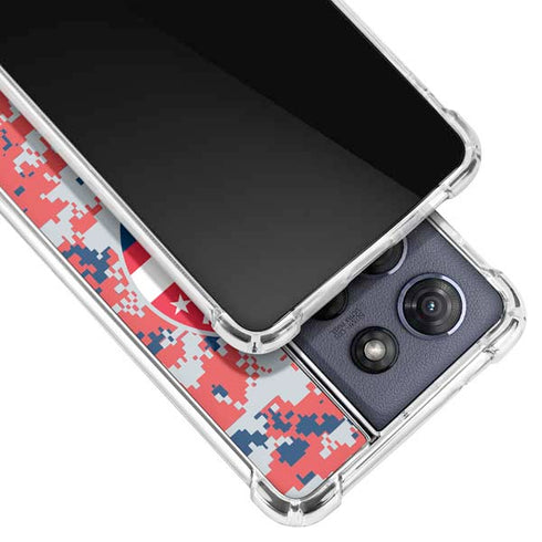 NBA Washington Wizards Camo Digi Moto G Stylus 5G (2025) Clear Case