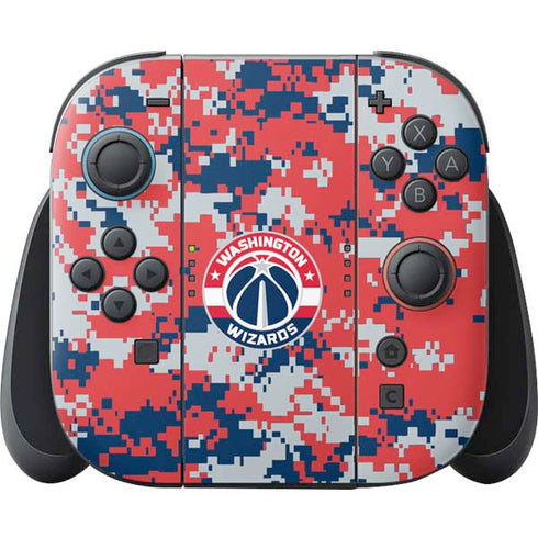 NBA Washington Wizards Camo Digi Nintendo Skins