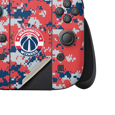 NBA Washington Wizards Camo Digi Nintendo Switch 2 (2025) Joy-Con Controller Skin