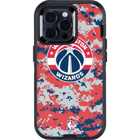 NBA Washington Wizards Camo Digi Otterbox Defender iPhone Skin