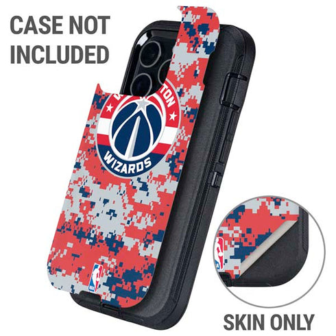 NBA Washington Wizards Camo Digi Otterbox Defender iPhone Skin