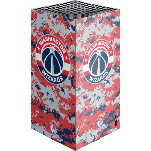 NBA Washington Wizards Camo Digi XBox Series X Digital Edition Console Skin