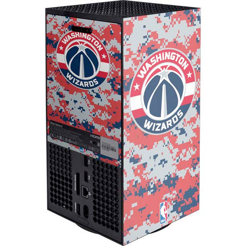NBA Washington Wizards Camo Digi XBox Series X Digital Edition Console Skin