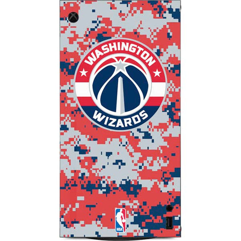 NBA Washington Wizards Camo Digi XBox Series X Digital Edition Console Skin