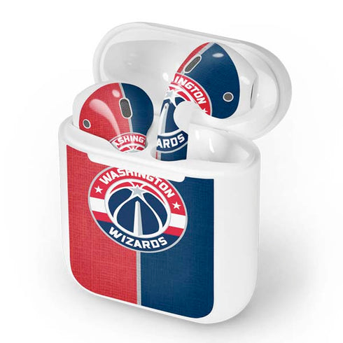 NBA Washington Wizards Canvas Split Apple AirPods Skin