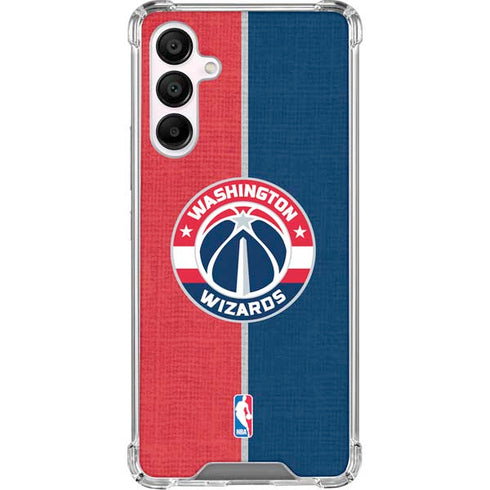 NBA Washington Wizards Canvas Split Galaxy A16 5G Clear Case