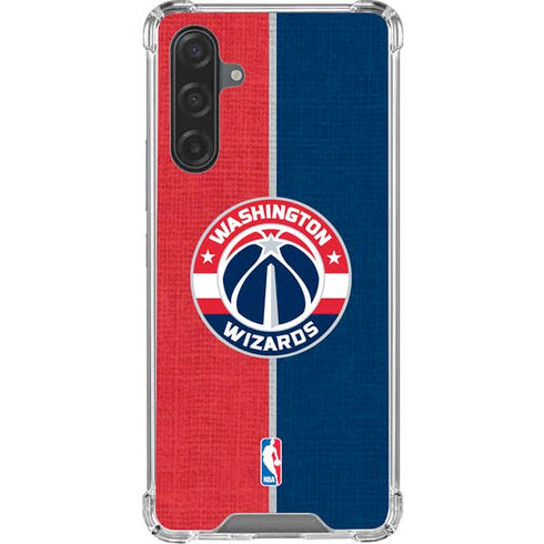 NBA Washington Wizards Canvas Split Galaxy A17 Clear Case