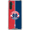 NBA Washington Wizards Canvas Split Galaxy A17 Clear Case