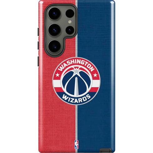 NBA Washington Wizards Canvas Split Galaxy S23 Ultra Pro Case