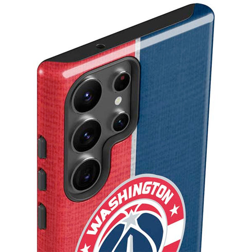 NBA Washington Wizards Canvas Split Galaxy S23 Ultra Pro Case