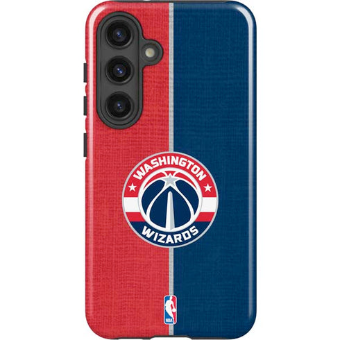 NBA Washington Wizards Canvas Split Galaxy S25 Plus Impact Case