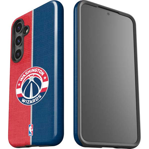 NBA Washington Wizards Canvas Split Galaxy S25 Plus Impact Case