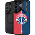 NBA Washington Wizards Canvas Split Galaxy S25 Plus Kickstand Case