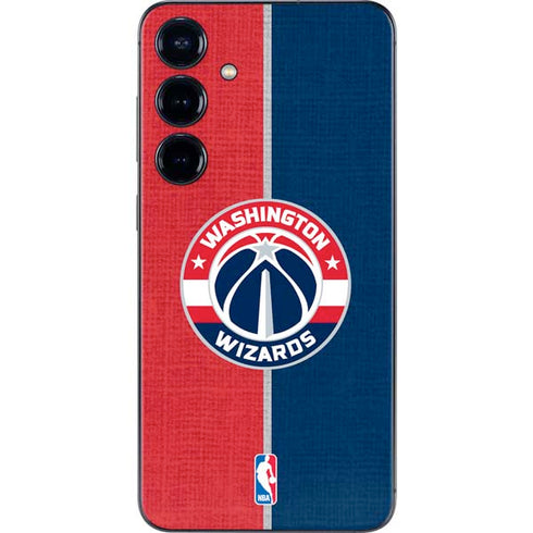 NBA Washington Wizards Canvas Split Galaxy S25 Plus Skin