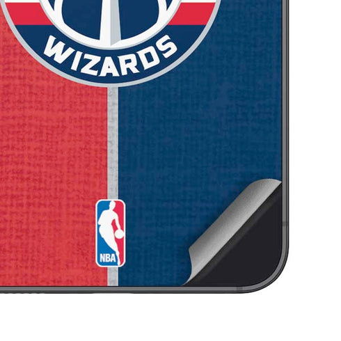 NBA Washington Wizards Canvas Split Galaxy S25 Plus Skin