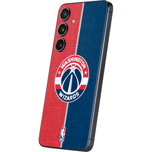 NBA Washington Wizards Canvas Split Galaxy S25 Skin