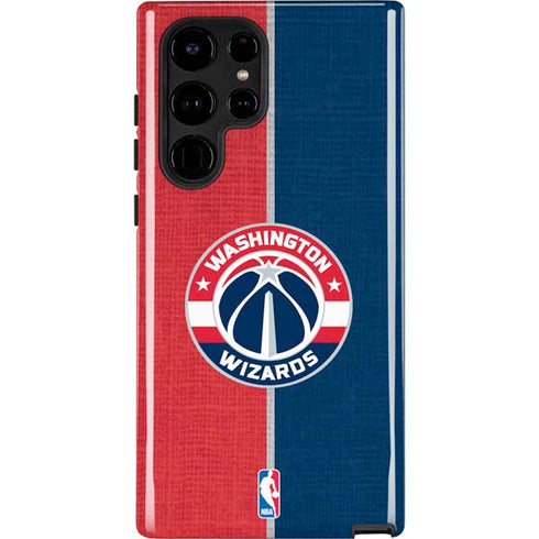 NBA Washington Wizards Canvas Split Galaxy S25 Ultra Impact Case