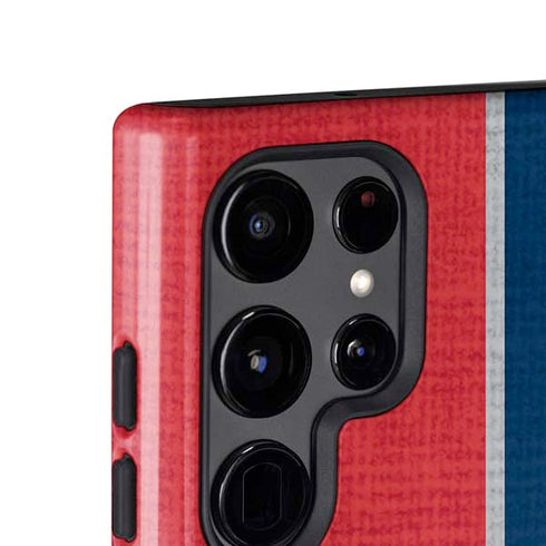 NBA Washington Wizards Canvas Split Galaxy S25 Ultra Impact Case