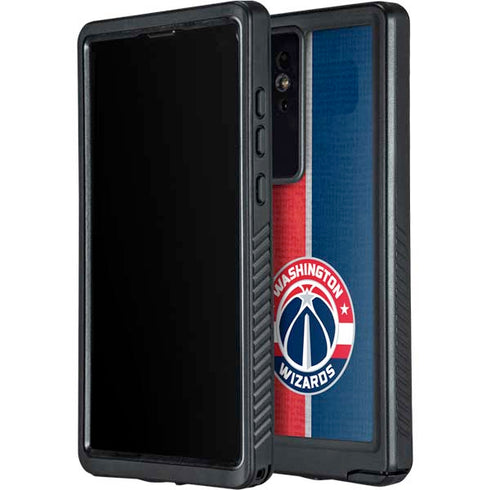 NBA Washington Wizards Canvas Split Galaxy S24 Ultra Waterproof Case