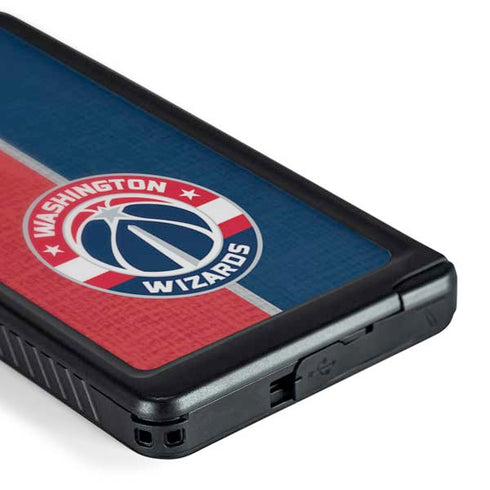 NBA Washington Wizards Canvas Split Galaxy S24 Ultra Waterproof Case