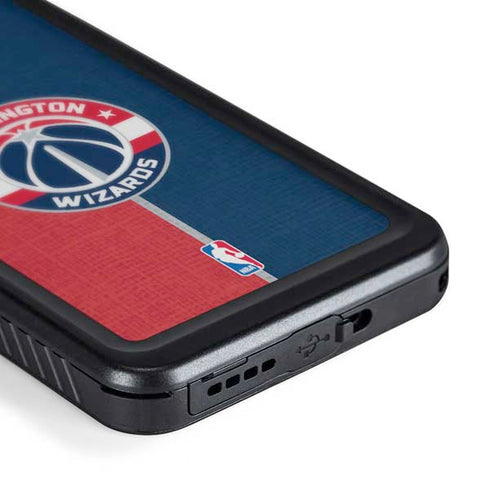 NBA Washington Wizards Canvas Split Galaxy S24 Waterproof Case