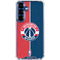 NBA Washington Wizards Canvas Split Galaxy S25 FE Clear Case