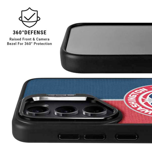 NBA Washington Wizards Canvas Split Galaxy S26 Kickstand Case