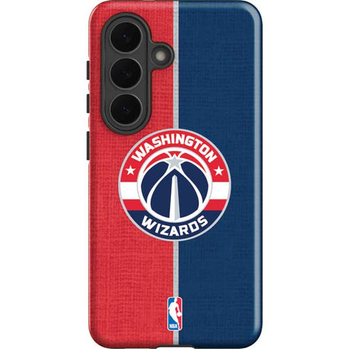 NBA Washington Wizards Canvas Split Galaxy S26 Plus Impact Case