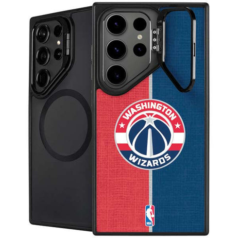 NBA Washington Wizards Canvas Split Galaxy S26 Ultra Kickstand Case