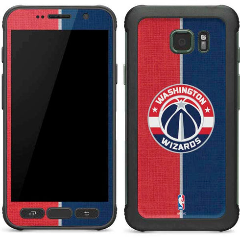 NBA Washington Wizards Canvas Split Galaxy S7 Active Skin