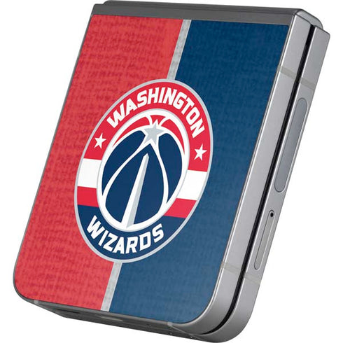 NBA Washington Wizards Canvas Split Galaxy Z Flip6 Skin